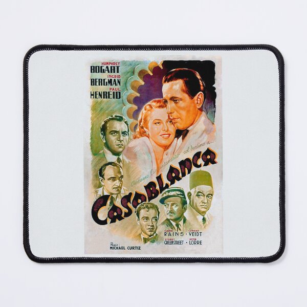Item preview, Vintage poster for the classic movie Casablanca designed and sold by stevepaint.