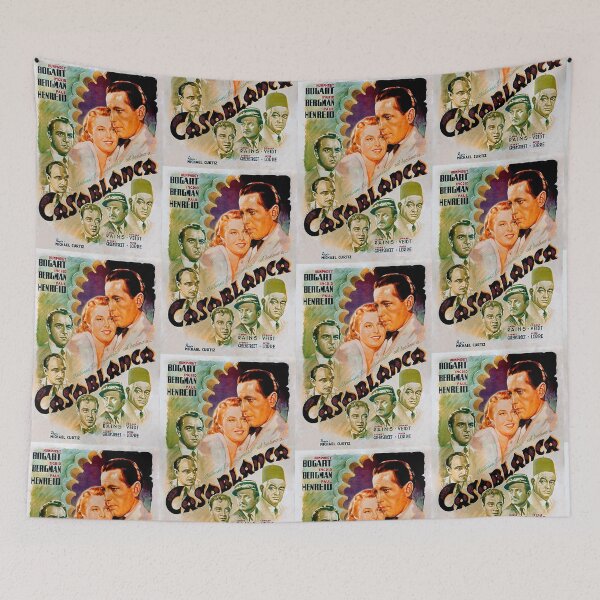 Item preview, Vintage poster for the classic movie Casablanca designed and sold by stevepaint.