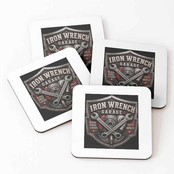 Item preview, Iron Wrench Garage – Shield designed and sold by Murbee.
