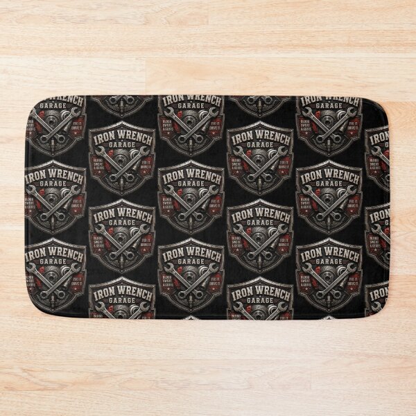 Item preview, Iron Wrench Garage – Shield designed and sold by Murbee.