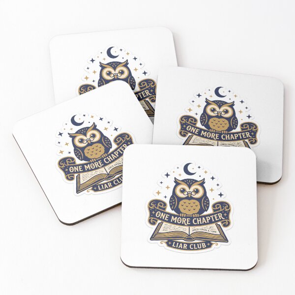 Item preview, One More Chapter Liar Club Funny Night Owl Reader Owl Book Gift designed and sold by marcokawaii.
