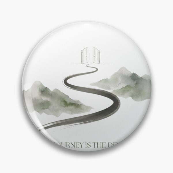 Item preview, The Journey Is The Destination - Winding Mountain Road Watercolor Art designed and sold by GrzegorzTravels.