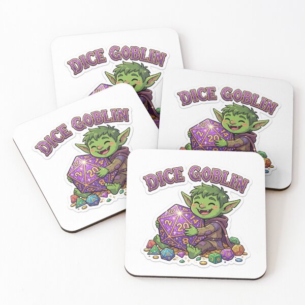 Item preview, Dice Goblin Funny Tabletop RPG Polyhedral Dice Collector Gift designed and sold by marcokawaii.