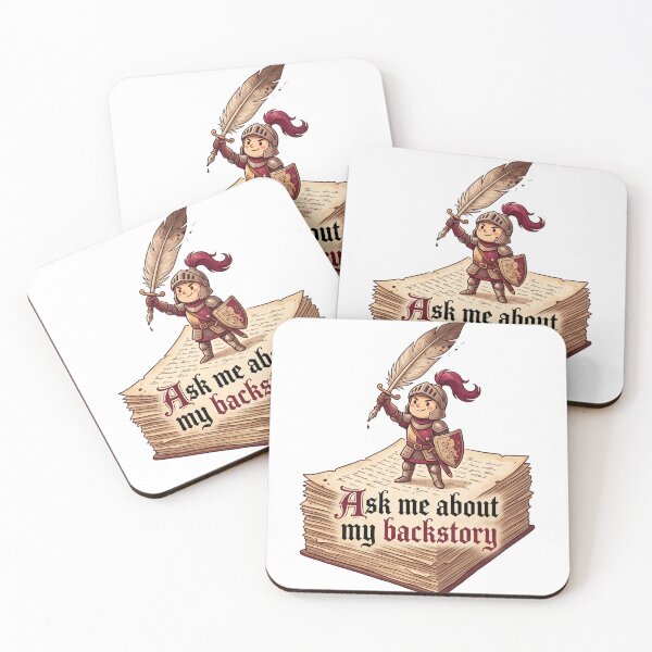 Item preview, Ask Me About My Backstory Funny Tabletop RPG Character Gamer Gift designed and sold by marcokawaii.