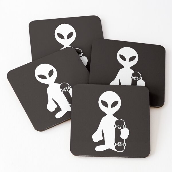 Item preview, Skateboarding Alien designed and sold by Area52FL.