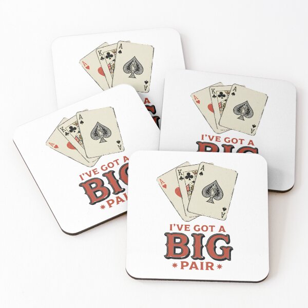 Item preview, Poker-I've-Got-a-Big-Pair-Funny-Father-of-Two-Casino-Cards designed and sold by w66aboo.