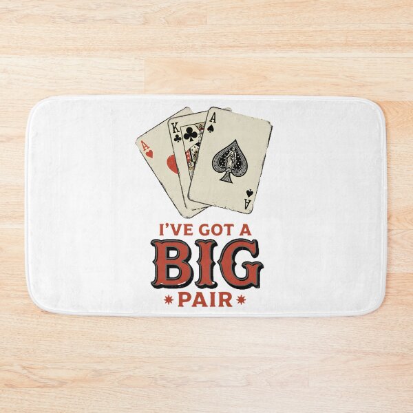 Item preview, Poker-I've-Got-a-Big-Pair-Funny-Father-of-Two-Casino-Cards designed and sold by w66aboo.