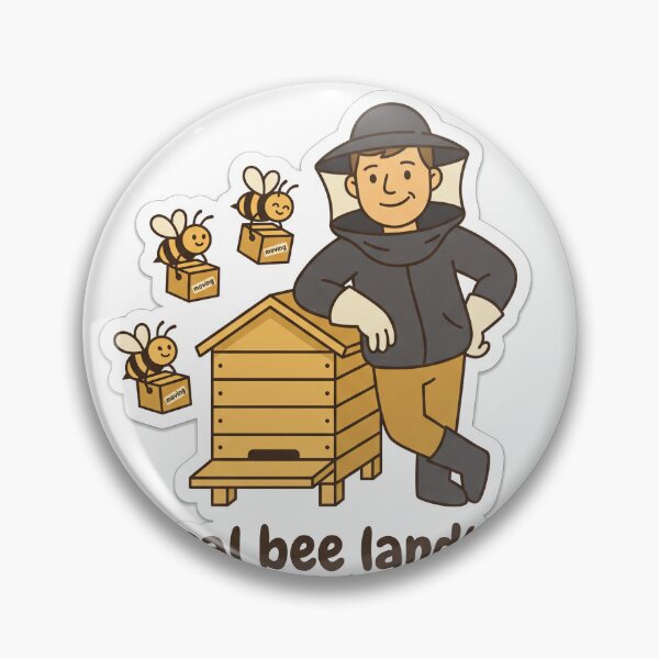Item preview, Local Bee Landlord Funny Beekeeper Apiary Honey Bee Keeper Gift designed and sold by marcokawaii.