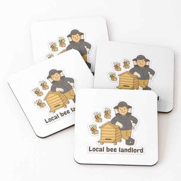 Item preview, Local Bee Landlord Funny Beekeeper Apiary Honey Bee Keeper Gift designed and sold by marcokawaii.