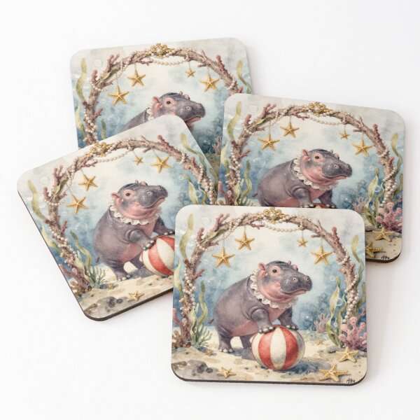 Item preview, Hippopotamus Dream Circus designed and sold by AkaJune.