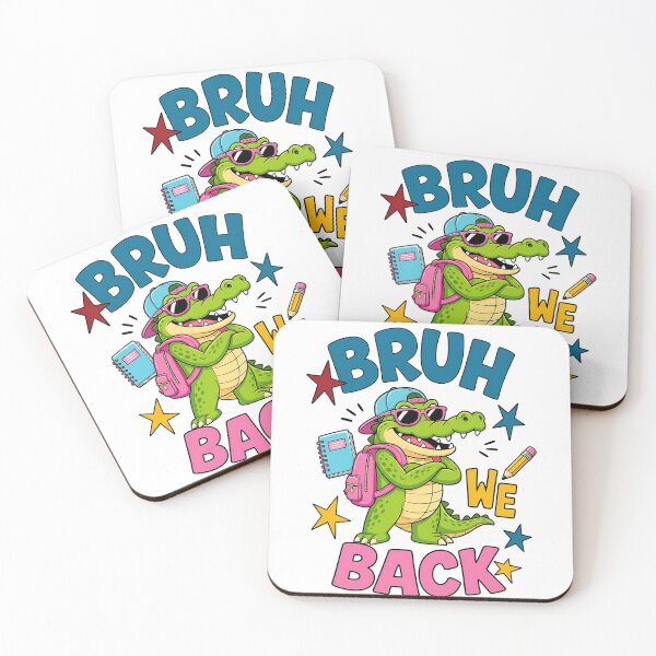 Item preview, Bruh We Back Crocodile Funny First Day Of School designed and sold by KroghDs.