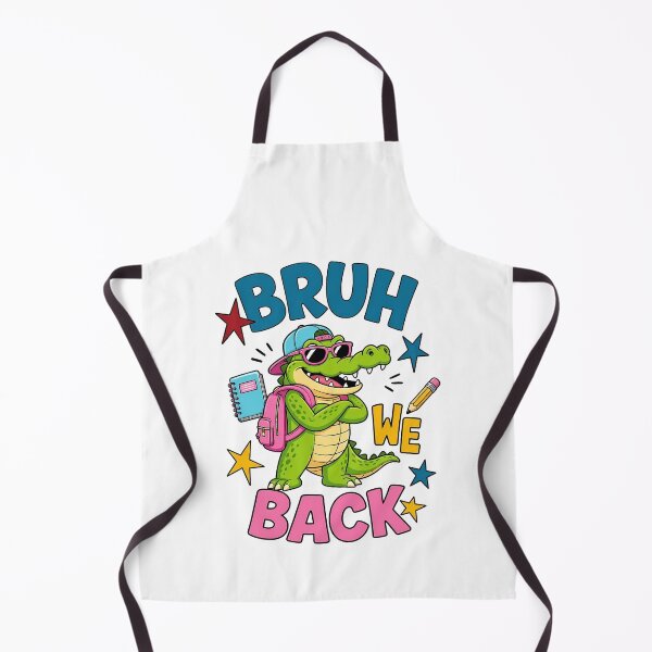 Item preview, Bruh We Back Crocodile Funny First Day Of School designed and sold by KroghDs.
