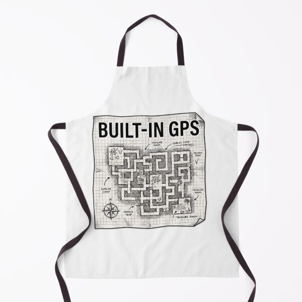 Item preview, Built-In GPS Graph Paper Map Retro Gaming designed and sold by ryanguas.