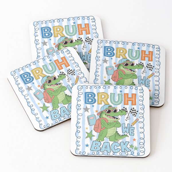 Item preview, Bruh We Back Alligator Funny Back To School Kids designed and sold by KroghDs.