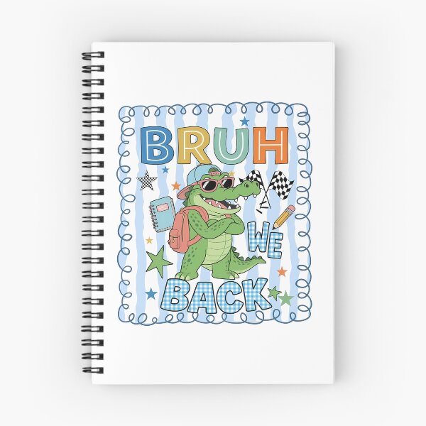 Item preview, Bruh We Back Alligator Funny Back To School Kids designed and sold by KroghDs.