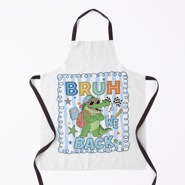 Item preview, Bruh We Back Alligator Funny Back To School Kids designed and sold by KroghDs.