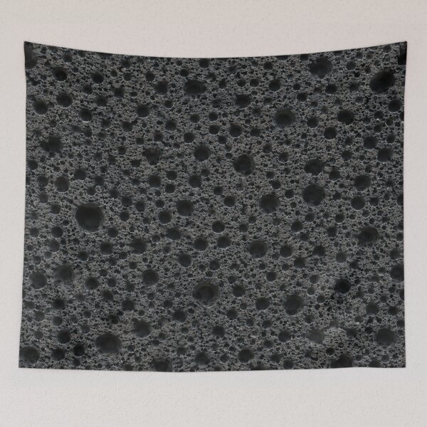 Item preview, Seamless Volcanic Rock Texture | Black Lava Stone Pattern | Porous Basalt All-Over Print | Pumice Surface designed and sold by getpressedshirt.