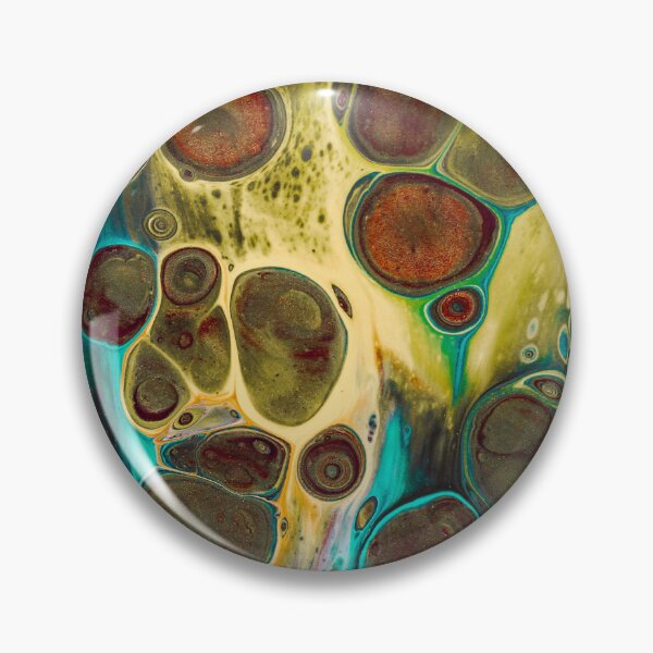 Item preview, Cellular Bloom – Organic Abstract Fluid Art Print designed and sold by BuckaBaby.
