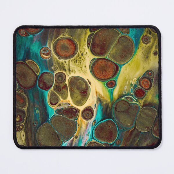 Item preview, Cellular Bloom – Organic Abstract Fluid Art Print designed and sold by BuckaBaby.