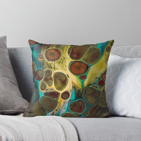 Item preview, Cellular Bloom – Organic Abstract Fluid Art Print designed and sold by BuckaBaby.