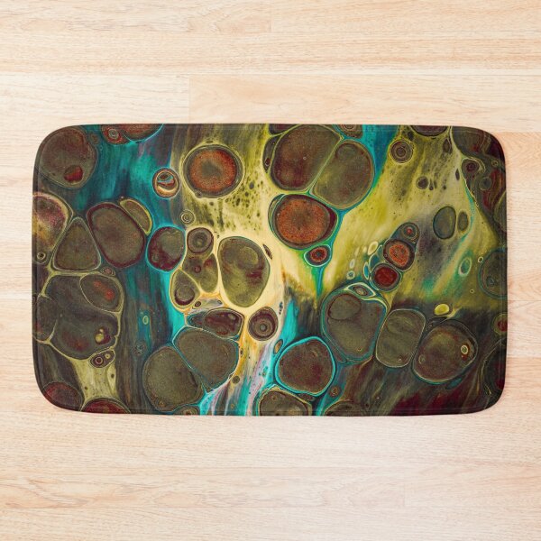 Item preview, Cellular Bloom – Organic Abstract Fluid Art Print designed and sold by BuckaBaby.