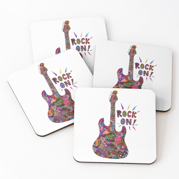 Item preview, Rock On Guitar (Abstract Art) designed and sold by jackieinspires.