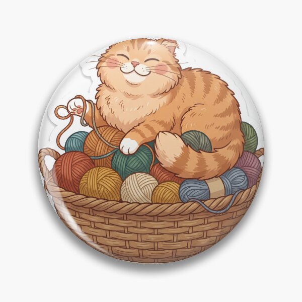 Item preview, Yarn Hoarder And Proud Funny Knitting Crochet Cat Fiber Arts Gift designed and sold by marcokawaii.