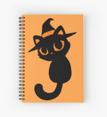 Halloween Kitten Spiral Notebook