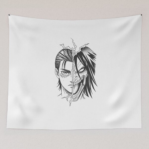 Item preview, Eren Founding Titan Split Artwork designed and sold by nyxium-art.
