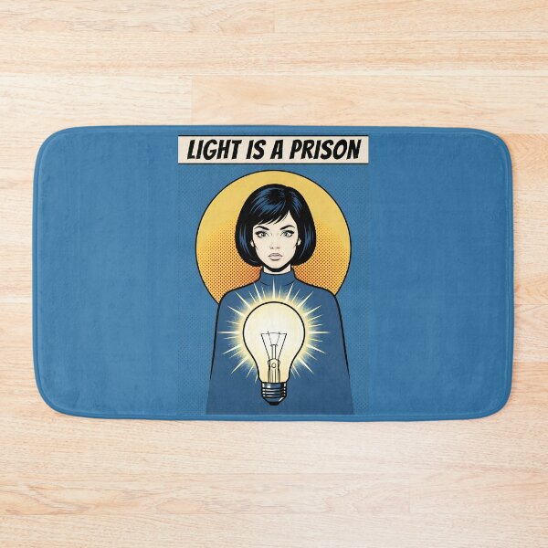 Item preview, Blinded by the Glow Minimalist Comic Poster designed and sold by DuckOddity.