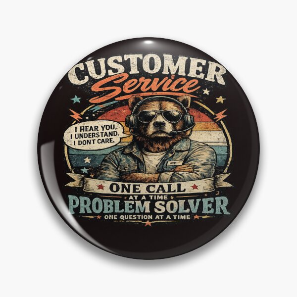 Item preview, Funny Customer Service Problem Solver Vintage Retro Distressed Design designed and sold by CraftCharm.