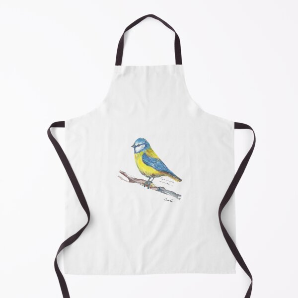 Item preview, Blue Tit Bird Colourful Pencil Drawing designed and sold by Lenka Draws.