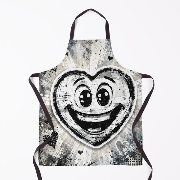 Item preview, Hearts 29 - Grunge Smiley Heart Street Art designed and sold by NikaNavi.