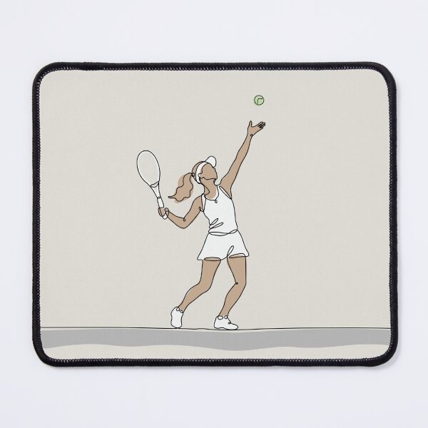 Item preview, One Line Tennis Drawing designed and sold by MaddiLoppnow.
