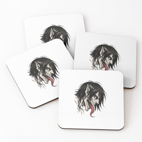 Item preview, Attack Titan Eren Anime Artwork designed and sold by nyxium-art.