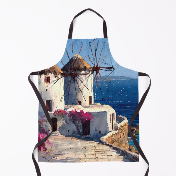 Item preview, Mykonos Windmills Aegean Sea v2 designed and sold by daila70.