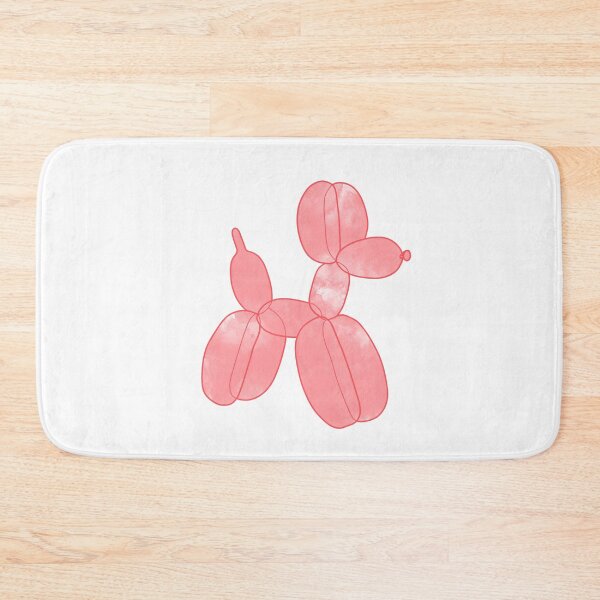 Item preview, Neon Balloon Dog - Red on White designed and sold by FoxfireStardust.