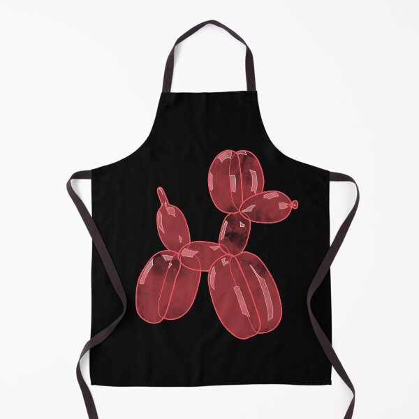 Item preview, Neon Balloon Dog - Red on Black designed and sold by FoxfireStardust.