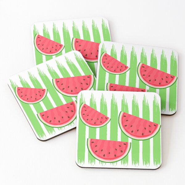 Item preview, Vibrant Watermelon Fruit Slices Pattern Art designed and sold by KAWAII STUDIO NB.
