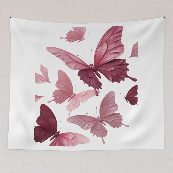 Item preview, Pink Abstract Butterfly Design 3d Art designed and sold by dazzlemakers.