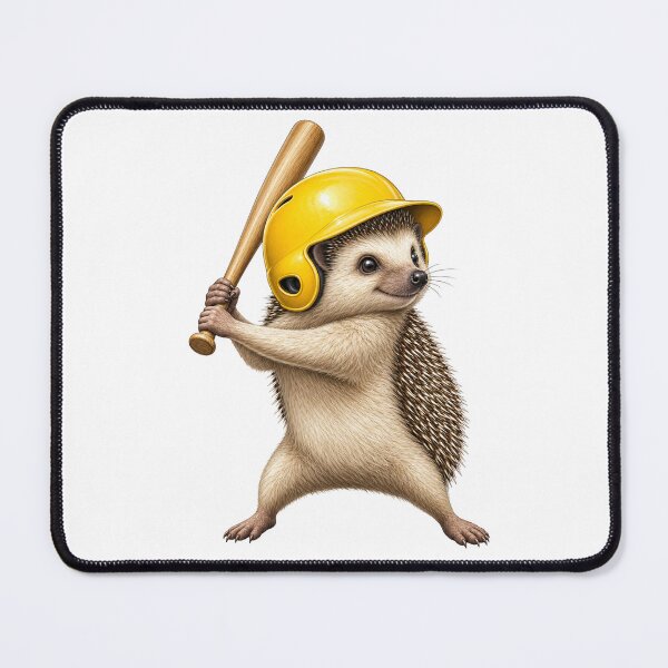 Item preview, Baseball Hedgehog Gift designed and sold by Wenvilgrace.