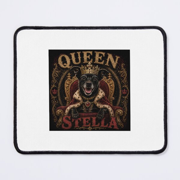 Item preview, Queen Stella – Royal Dog Queen | Vintage Crown T-Shirt designed and sold by Maggie1475.