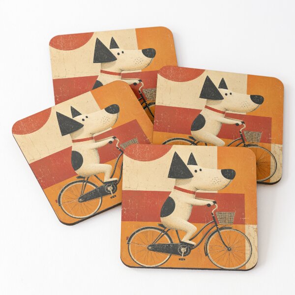 Item preview, Mid Century Dog Bicycle Ride designed and sold by Rohan132.