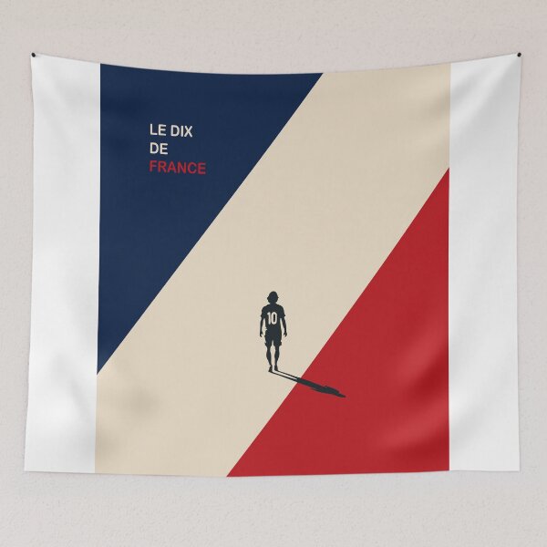 Item preview, Le Dix de France Minimalist Poster | France Number 10 Football Art | French Soccer Print | Modern Sports Art designed and sold by Studio pod Burom.