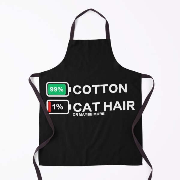 Item preview, 99% Cotton 1% Cat Hair (Or Maybe More) Funny Cat Lover T-Shirt designed and sold by Luka Emad.
