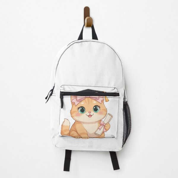 Item preview, Adorable Kawaii Graduation Kitten Celebration designed and sold by Luna's World - Moody Vibes Studio.