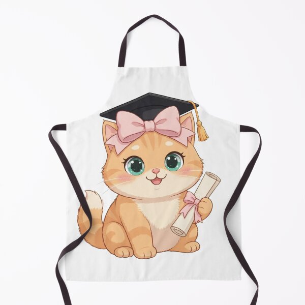 Item preview, Adorable Kawaii Graduation Kitten Celebration designed and sold by Moody Vibes Studio.