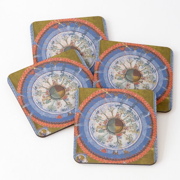 Item preview, Hildegard of Bingen Art Sticker Nature designed and sold by galadrielland.