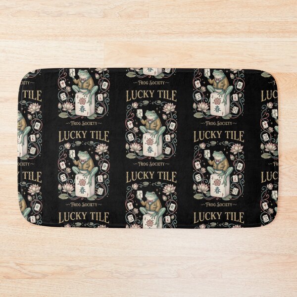 Item preview, Lucky Tile Frog Society Mahjong designed and sold by Roy & Tiffany.