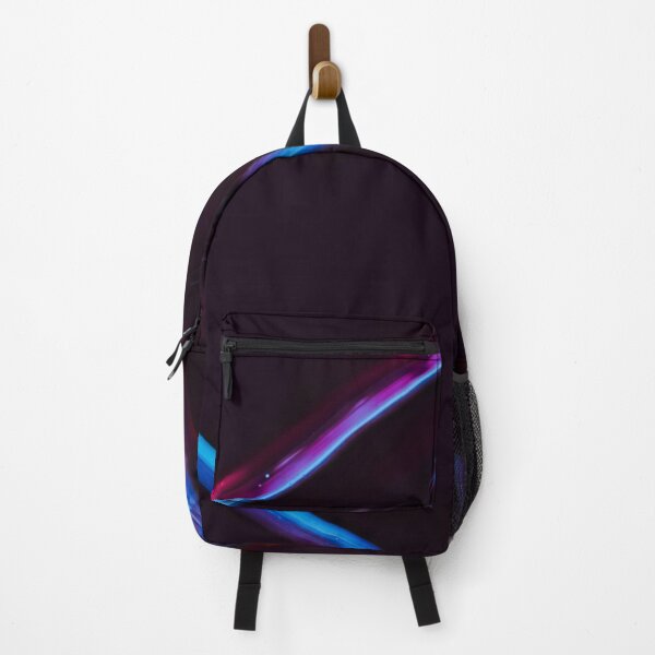 Item preview, Neon Glow Abstract – Dark Fluid Purple Light Streak Print designed and sold by BuckaBaby.